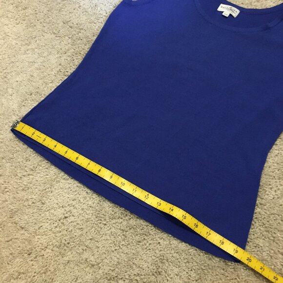Vintage Bellissima Phthalo Blue Tank Top - Picture 11 of 12